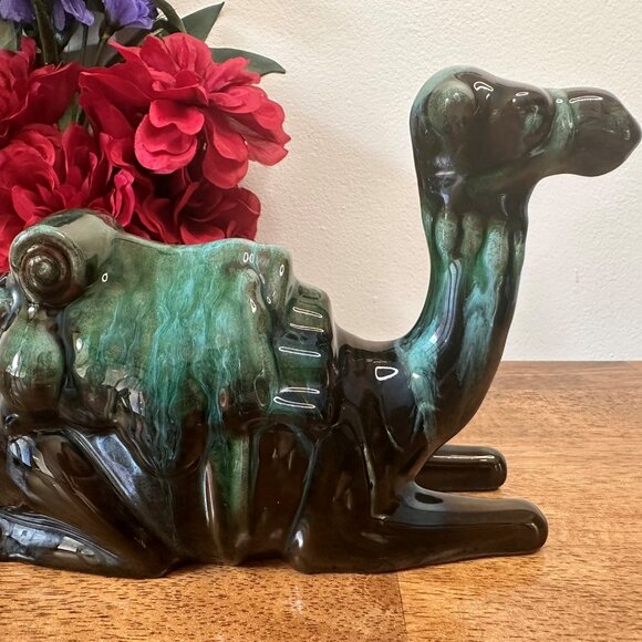 Blue Mountain Pottery Lying Camel Figurine Vintage Canadian Ceramic‎ MCM - Picture 1 of 5